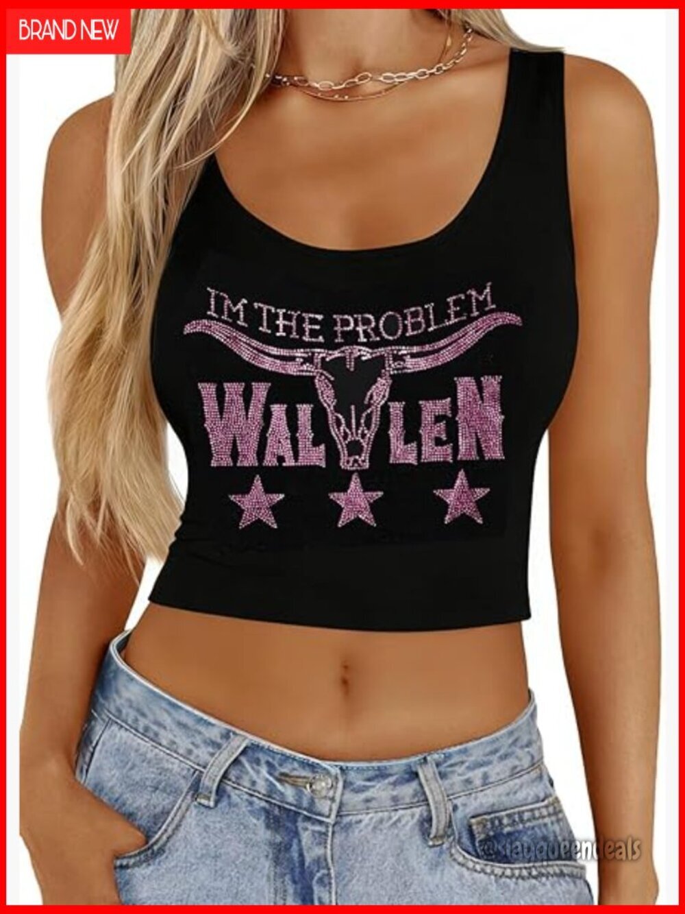 Sparkly Cowgirl Graphic Tank Top Crop Western Country Music Tee